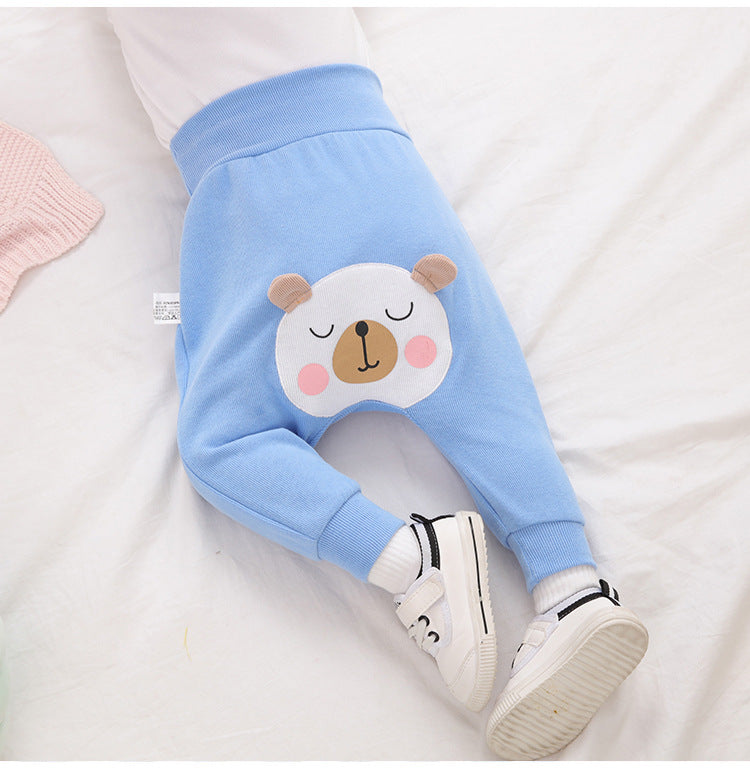 Bebixi Baby Thin Cotton Stripe Leggings for Spring Autumn