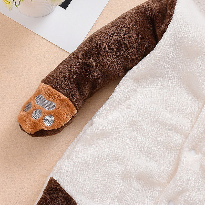 Bebixi Warm Velvet Baby Romper and Sleeping Bag