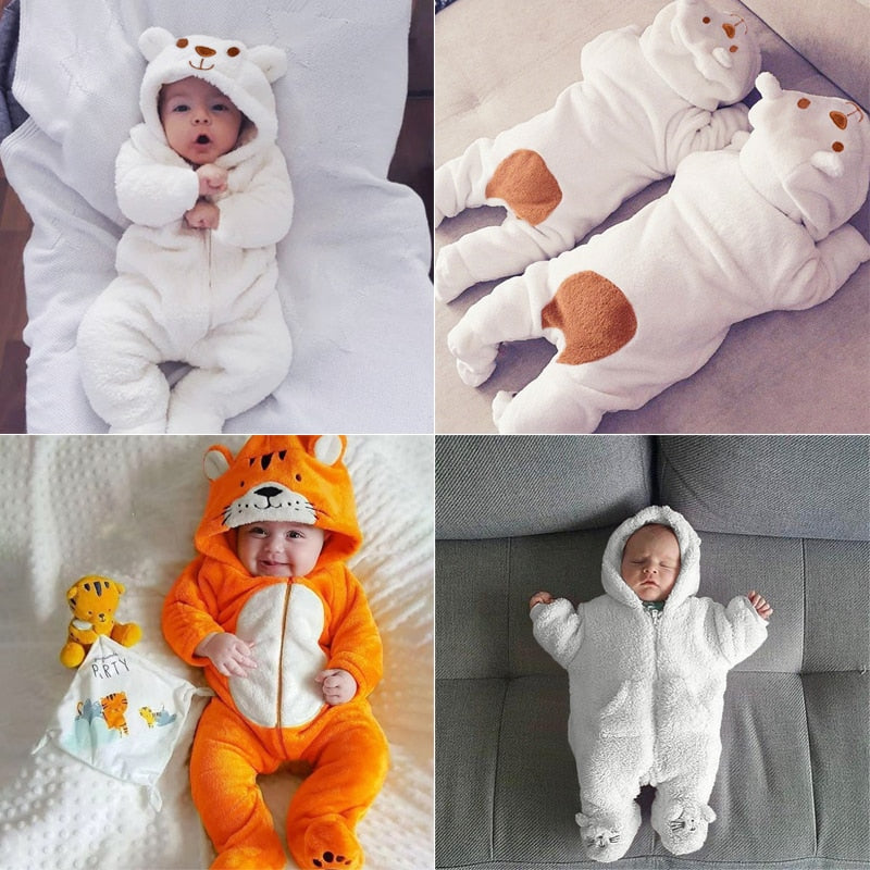 Bebixi Warm Velvet Baby Romper and Sleeping Bag