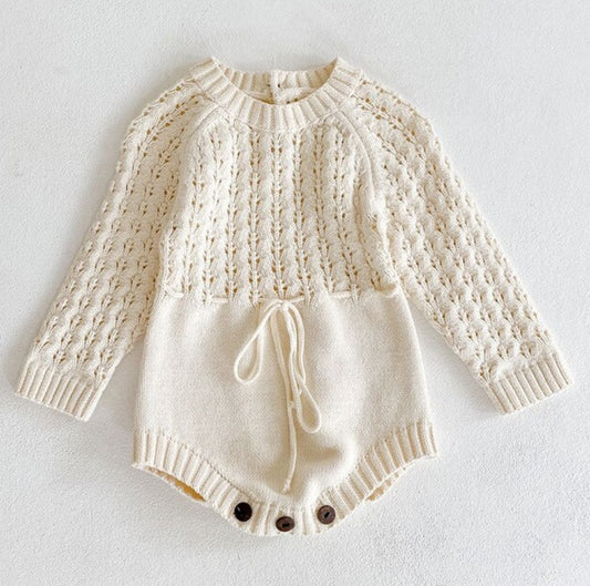 Bebixi Girl Baby Knitted Long Sleeve Dress