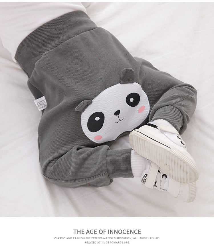 Bebixi Baby Thin Cotton Stripe Leggings for Spring Autumn