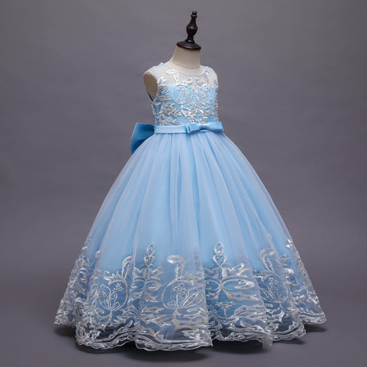 Bebixi Big Girl Princess Sequin Long Tutu Dress