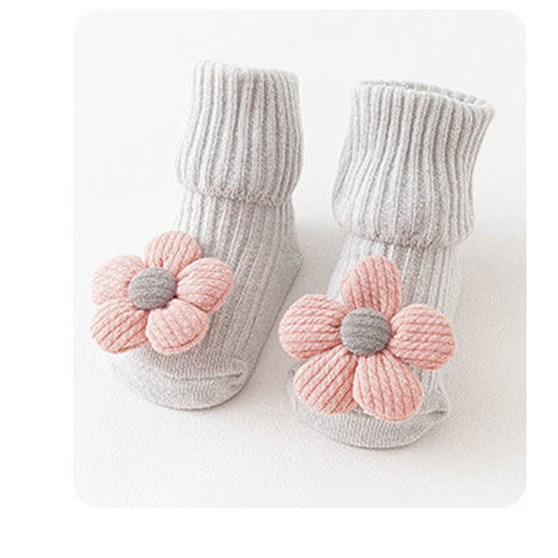 Bebixi Cotton Breathable Floor Socks for Children